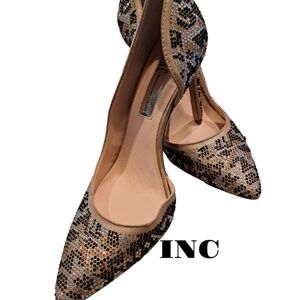 INC sequin shoes